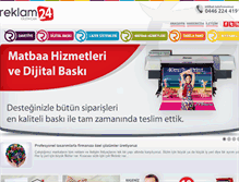 Tablet Screenshot of erzincanreklam24.com